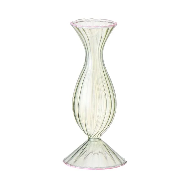 Petit Colorful Flower Vase Green