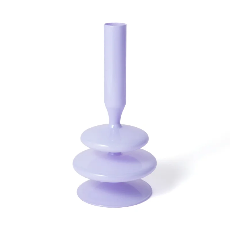 Pastel Flower Vase Purple