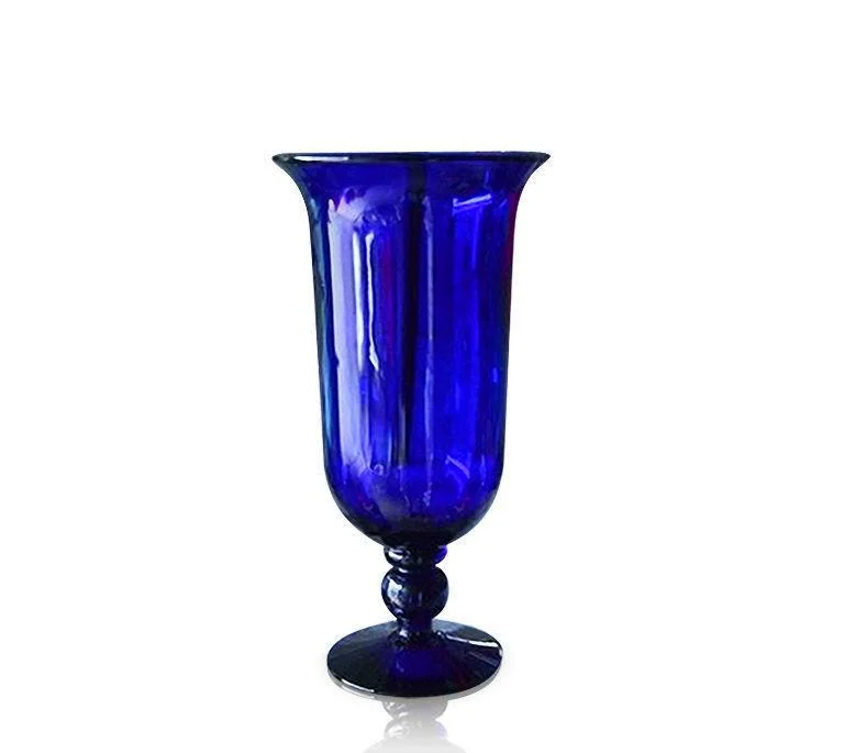 Blue Glass Imperial Vase