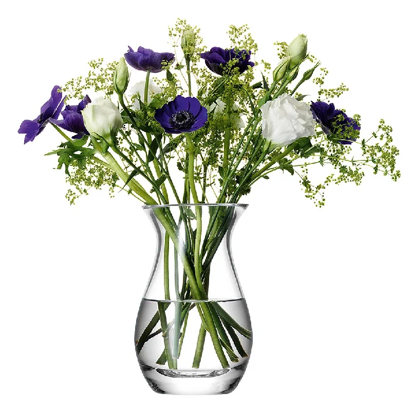 Clear glass medium posy vase