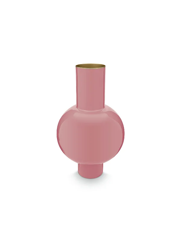 Metal Vase - Pink - M