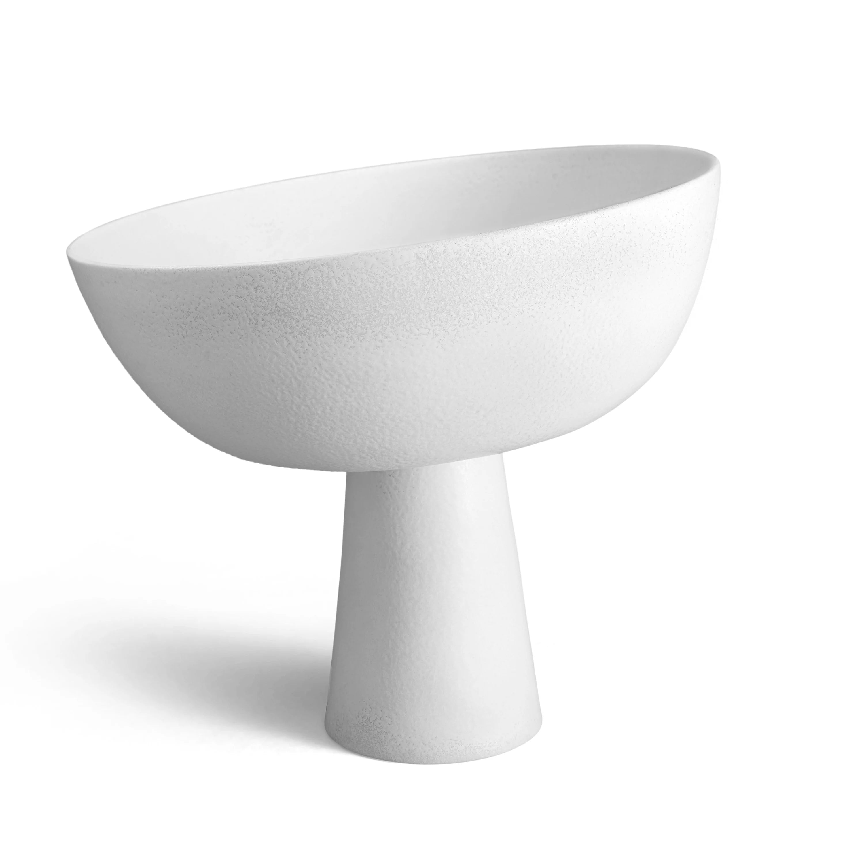 Terra Bowl on Stand - Medium - Stone