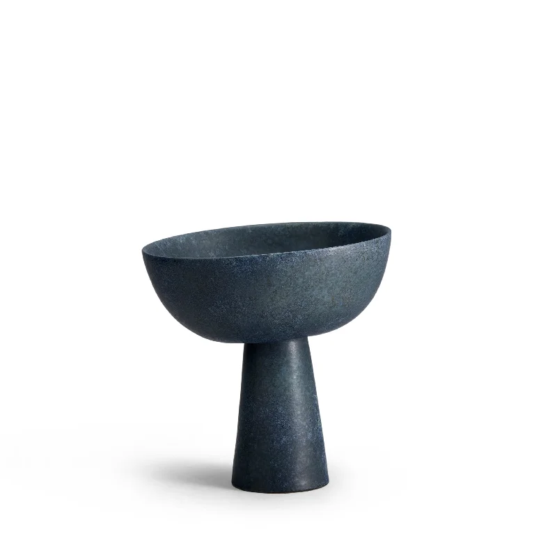 Terra Bowl on Stand - Small - Aged Iron