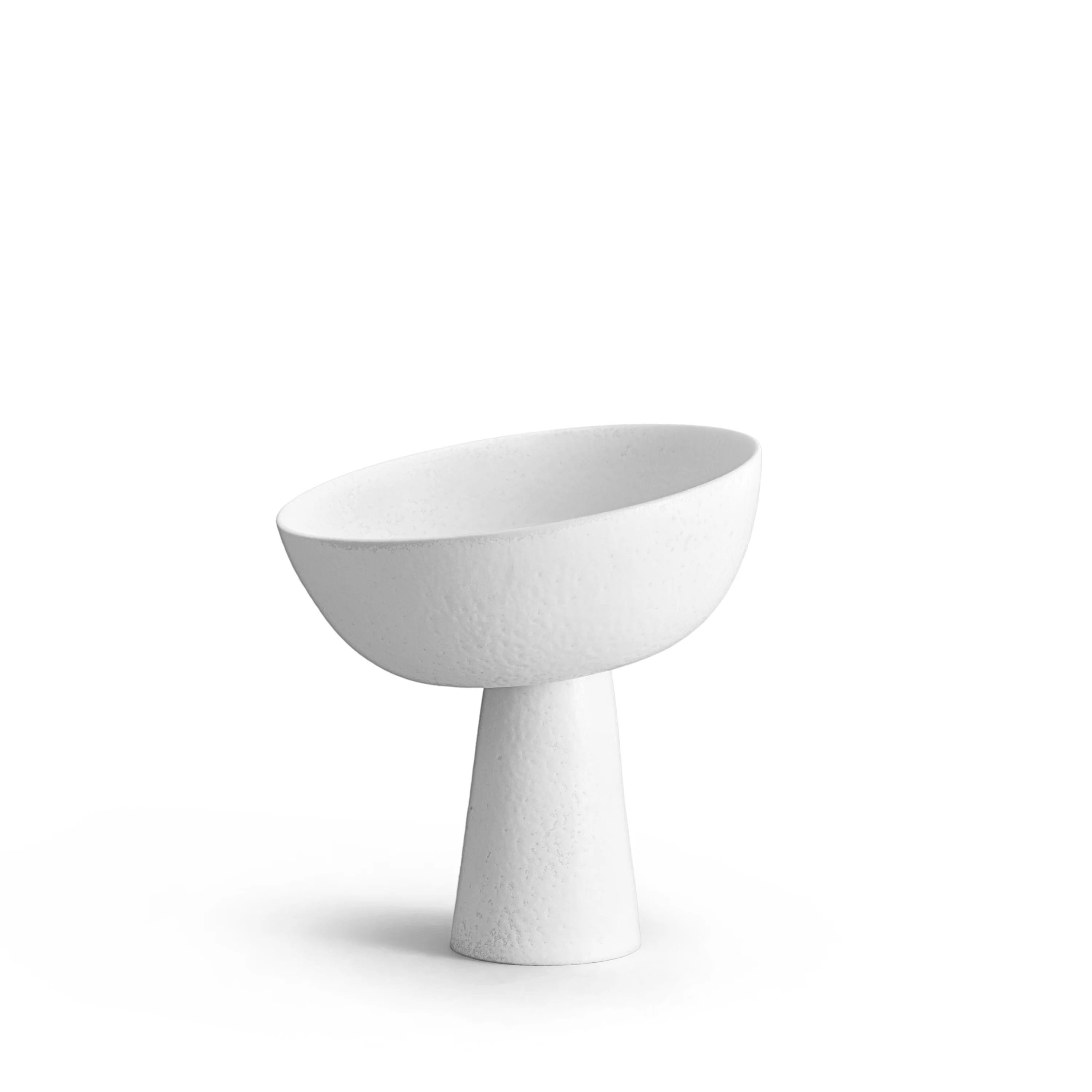 Terra Bowl on Stand - Small - Stone