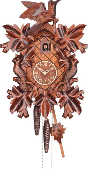 KU11013nu - 1 Day 7 Leaf 3 Bird Cuckoo Clock