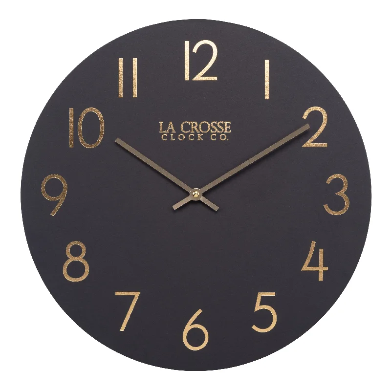 404-3841C 15.75-Inch Nyx MDF Wall Clock