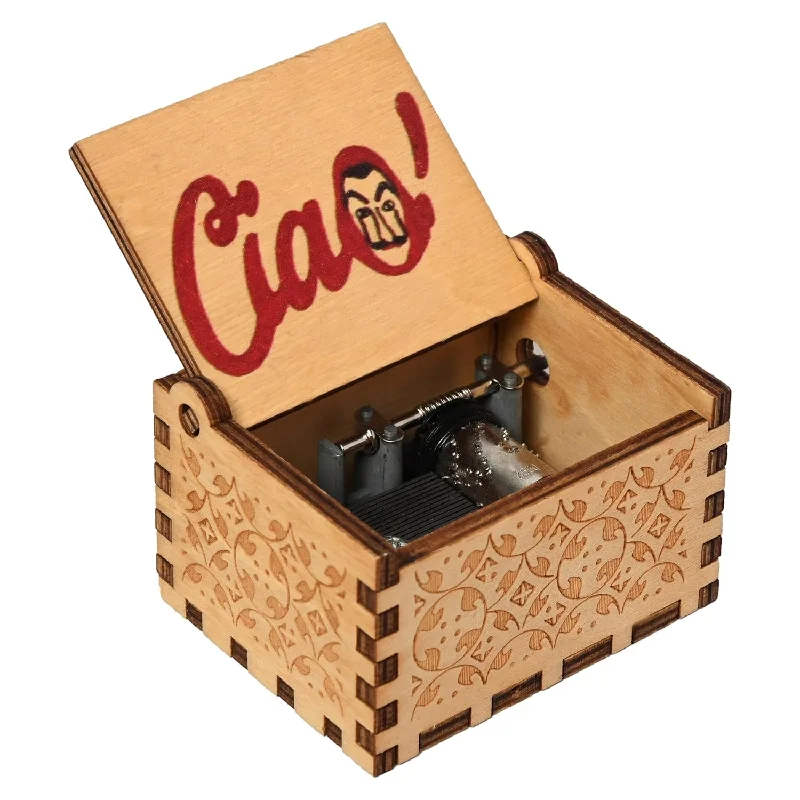 Bella Ciao Handcrafted Music Box (Brown)