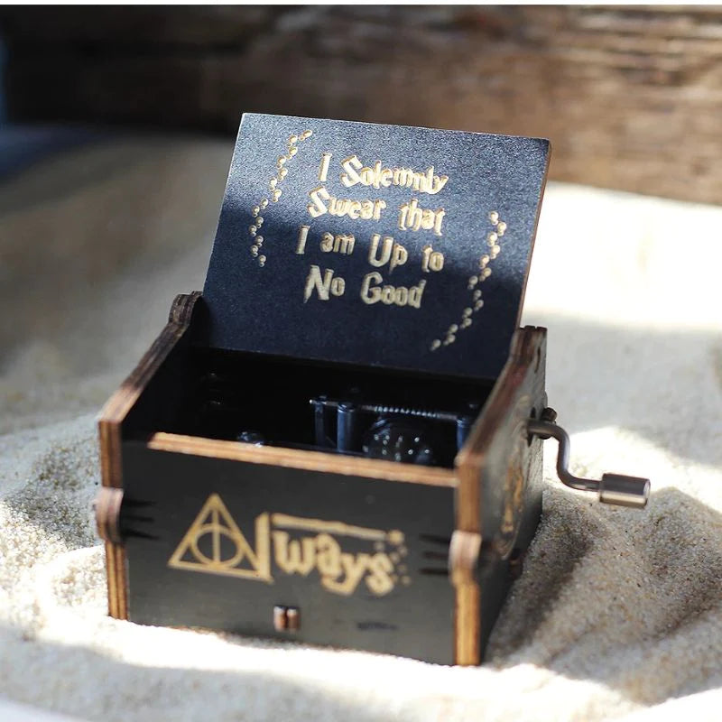 Harry Potter Handcrafted Music Box (Black) 🎶🔮