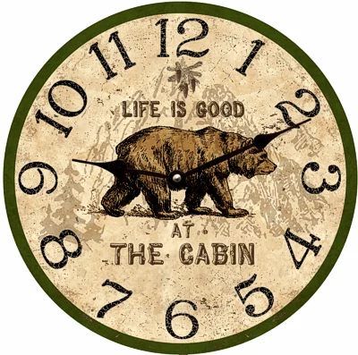 Cabin Clock- Personalized Cabin Clock