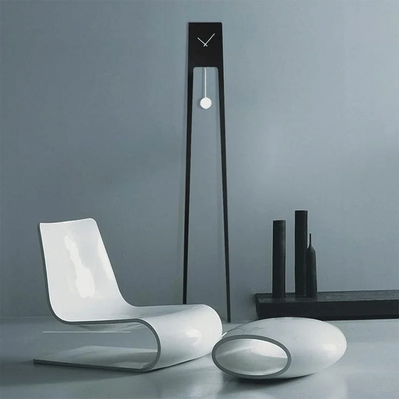 Covo Tiuku Standing Pendulum Clock - Contemporary Grandfather Clock by Ari Kanerva - Made in Italy