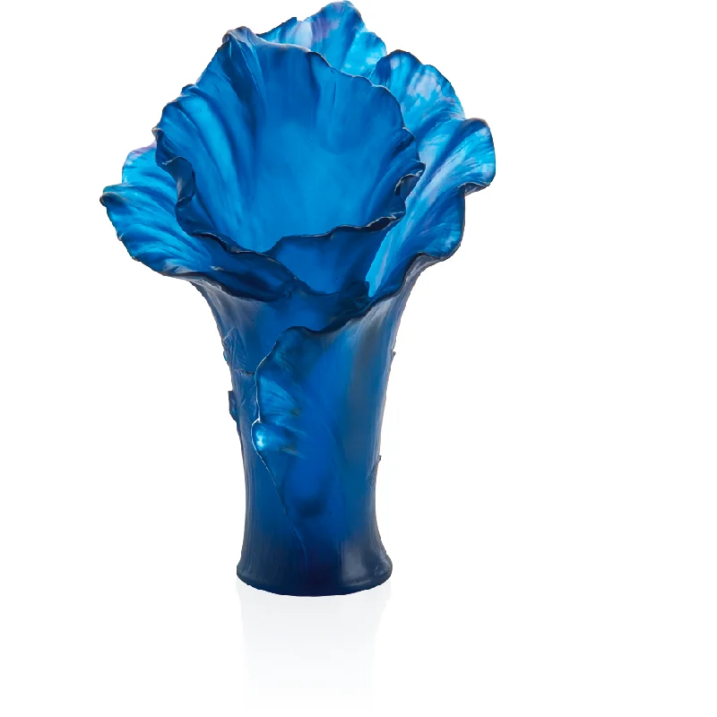 Daum - Arum Bleu Nuit Large Vase