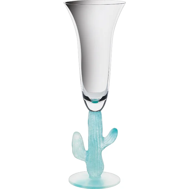 Daum - Cactus Champagne Flute by Hilton Mc Connico