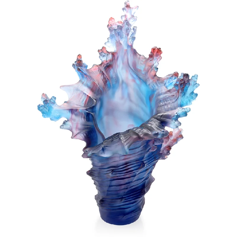 Daum - Crystal Coral Sea Large Vase