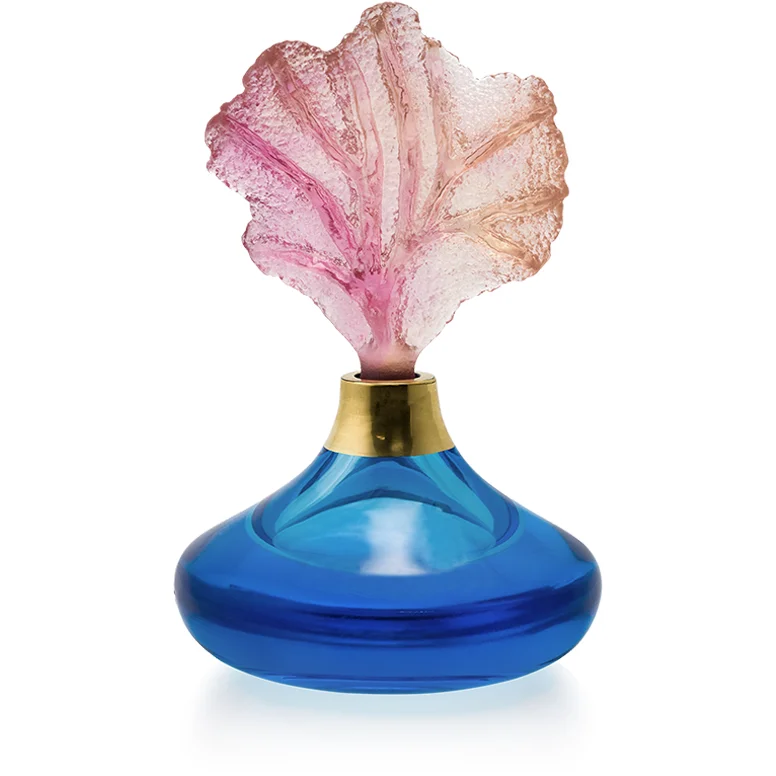 Daum - Crystal Coral Sea Perfume Bottle