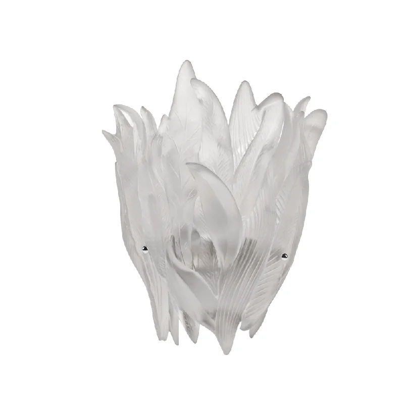 Daum - Crystal Vegetal Sconce in White