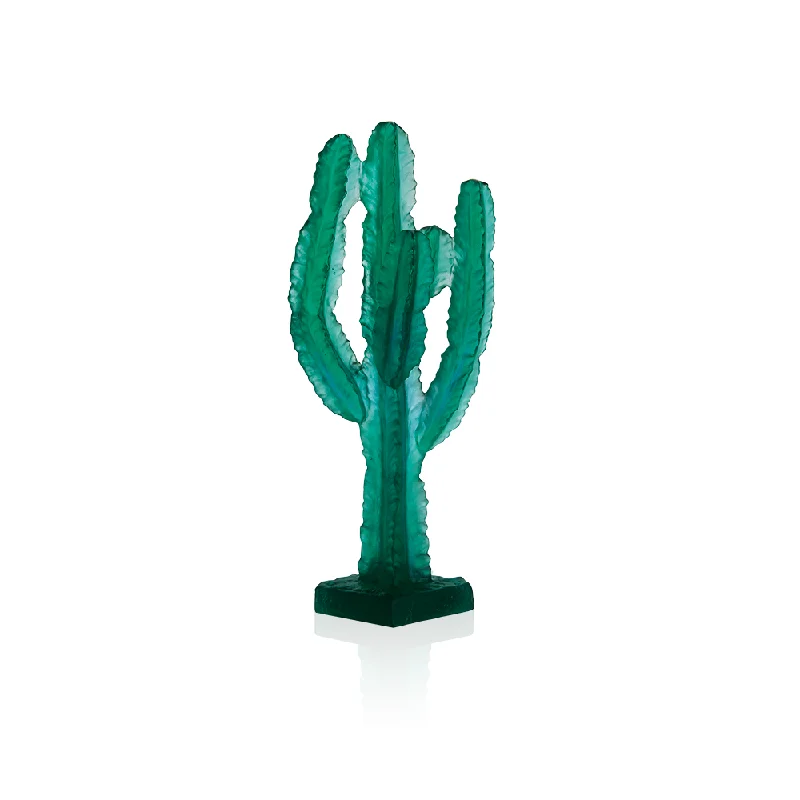 Daum - Jardin de Cactus Green Cactus by Emilio Robba