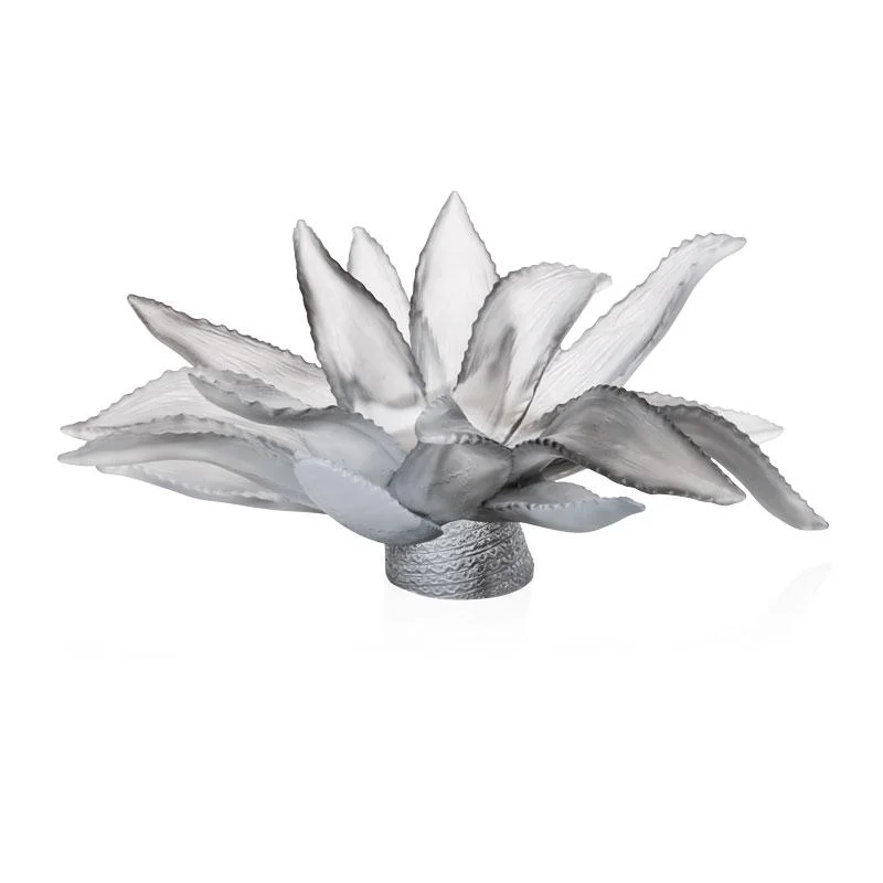 Daum - Jardin de Cactus Grey Centerpiece by Emilio Robba 375 Ex