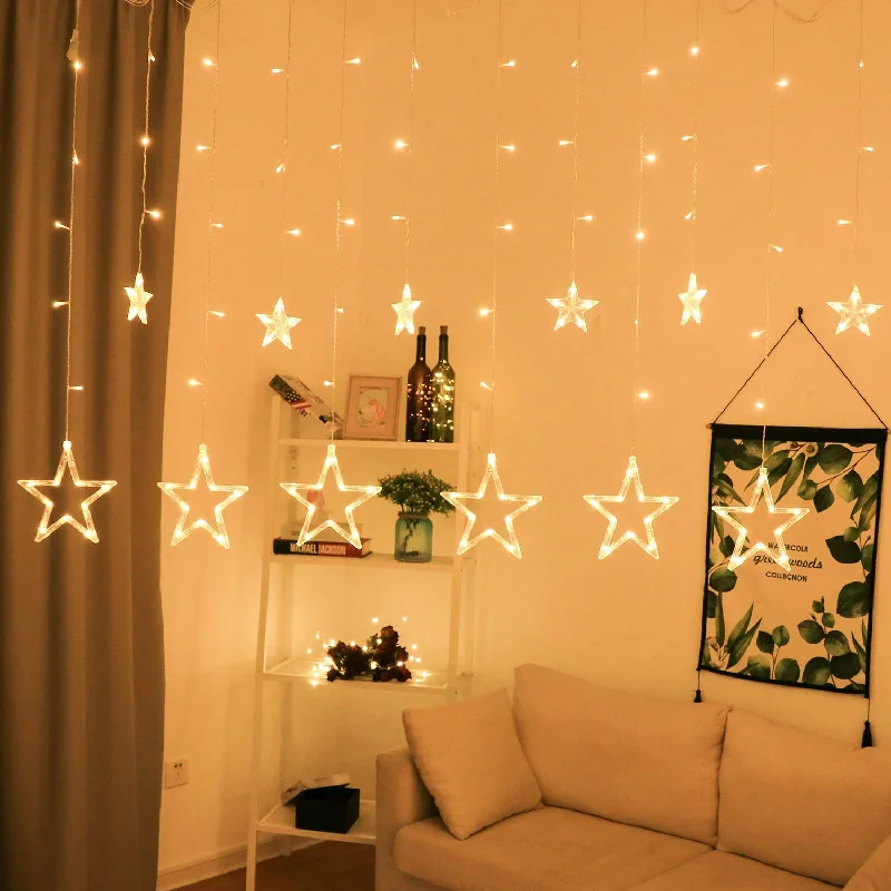 Decorative Star Curtain LED Lights