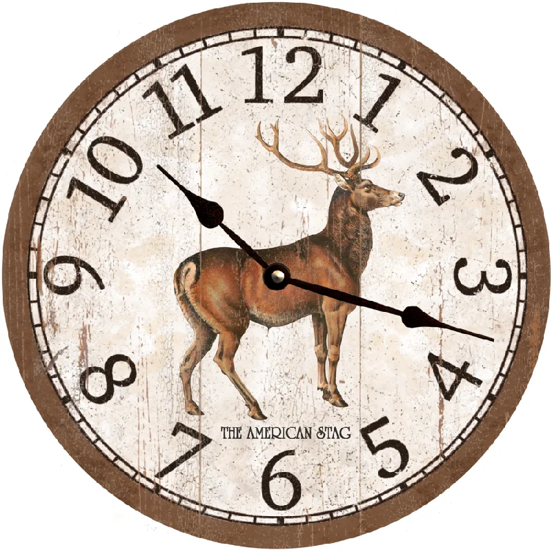 Deer Clock- Big Buck Wall Clock