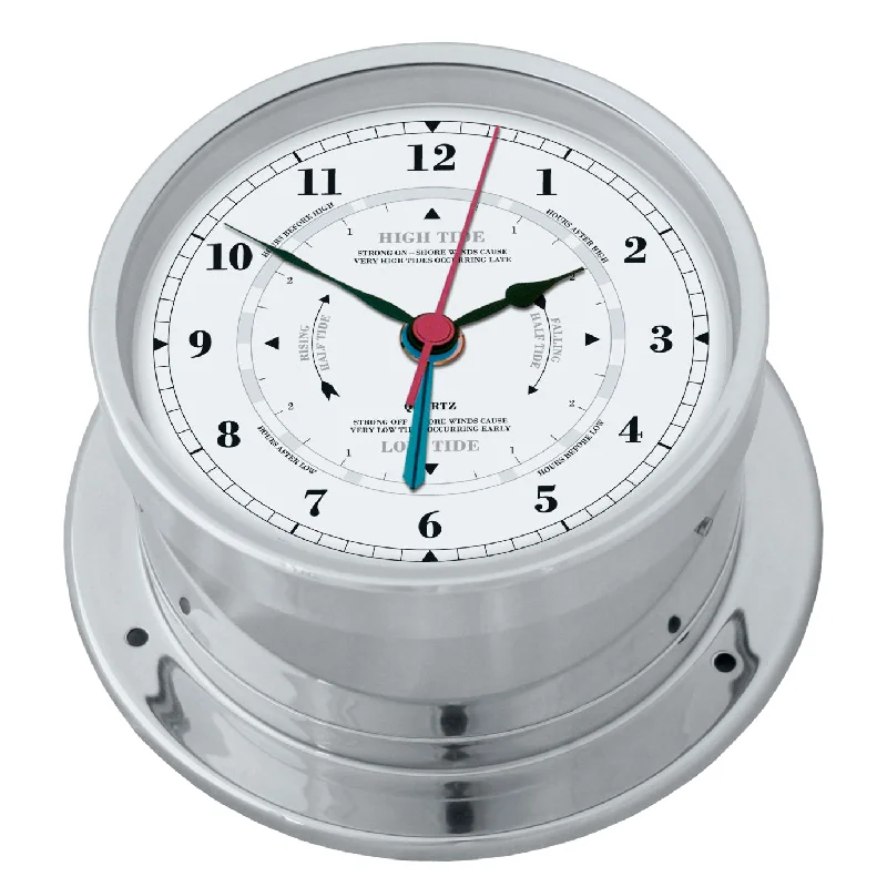 Polished Chrome Clock & Tide Clock