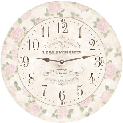 French Rose Clock