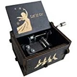 Frozen: Let it Go wooden Handcrafted Music Box (Black)