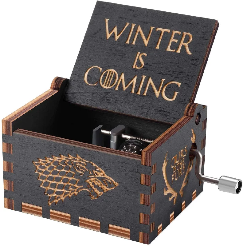 Game of Thrones Music Box - Embrace the Epic Melody! (Black) 🎶