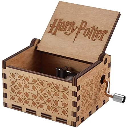 Harry Potter Music Box Hand Cranked (Brown)