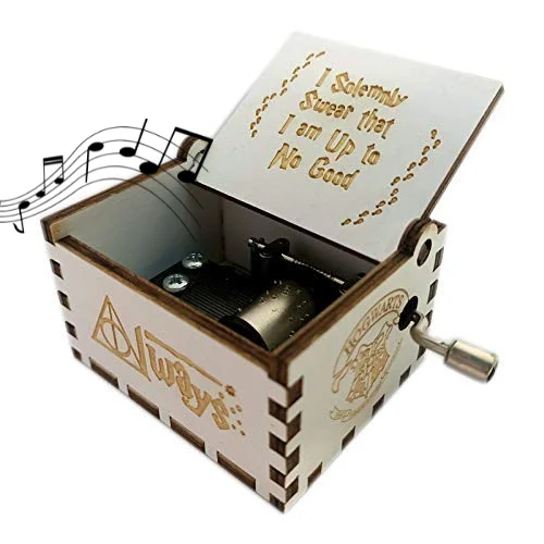 Harry Potter Wooden Handcrafted Music Box (White)