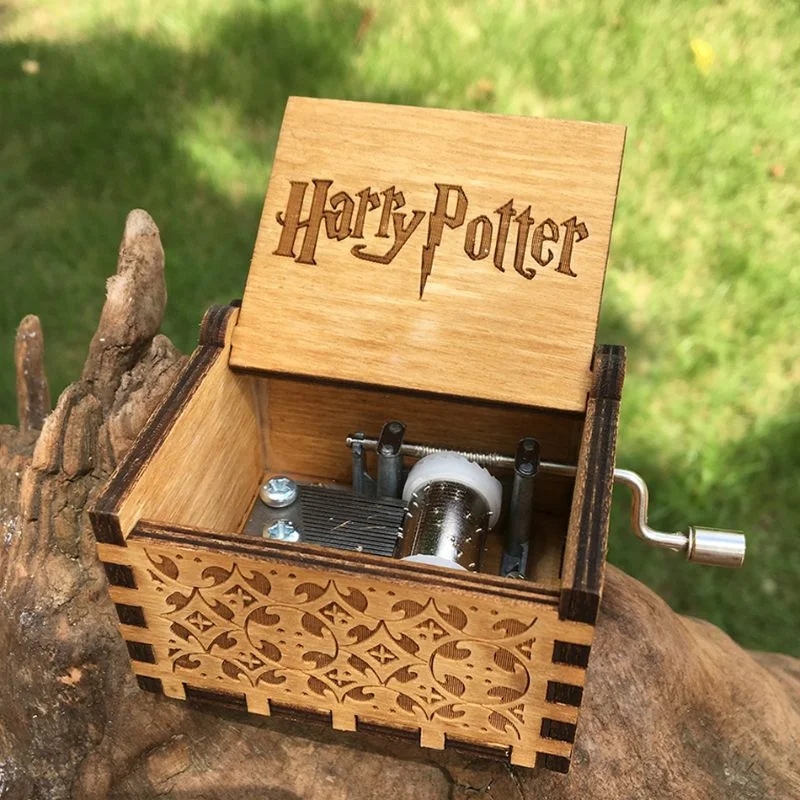 Harry Potter Wooden Handcrafted Music Box (Brown)