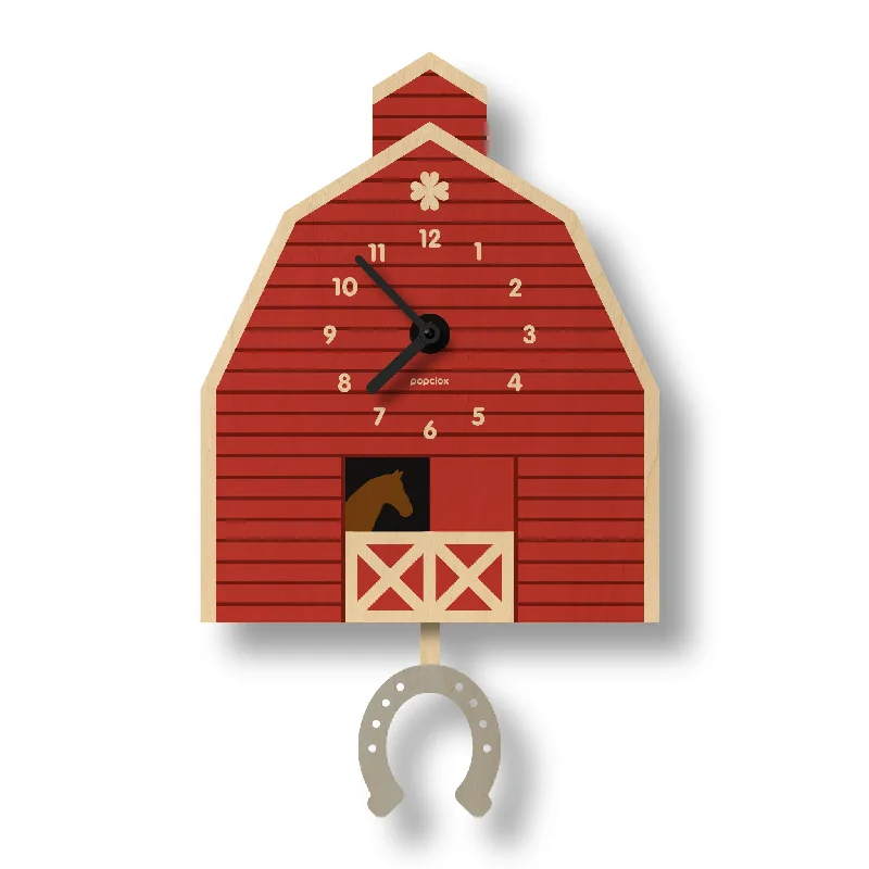 horse barn - pendulum clock