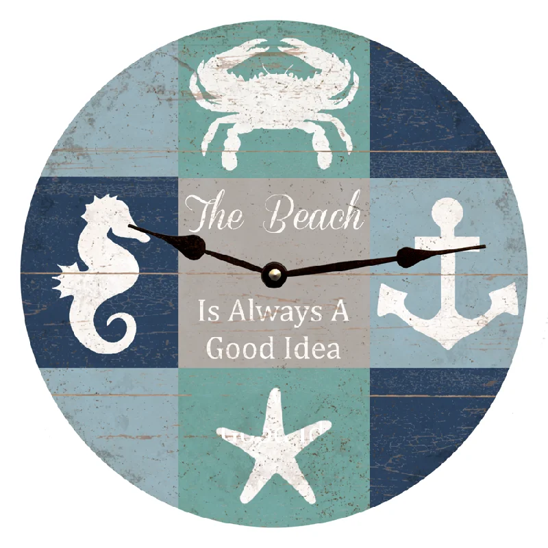 Modern Beach House Clock