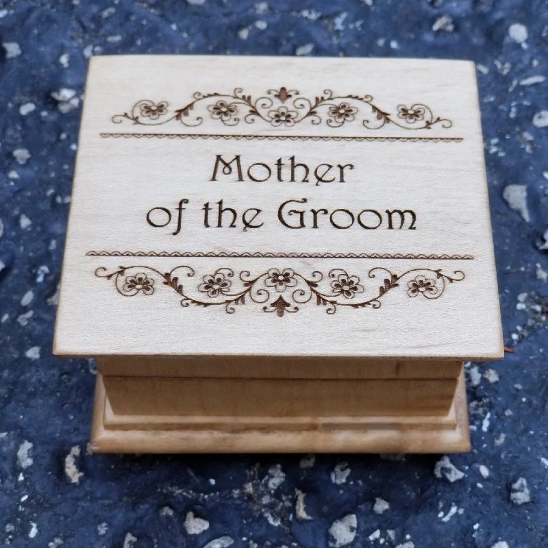 Mother of the Groom gift, Music box with your choice of color and song, personalize