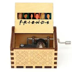 Friends Characters Handcrafted Music Box (Brown)