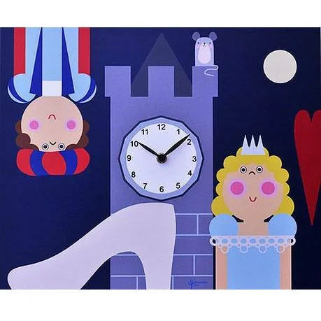 Cinderella Wall Clock - Made in Italy