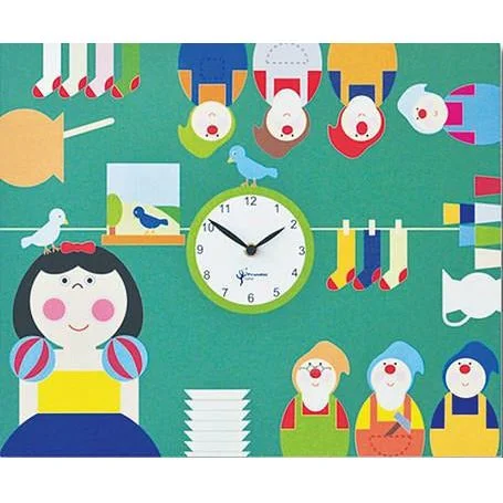 Snow White Wall Clock - Made in Italy