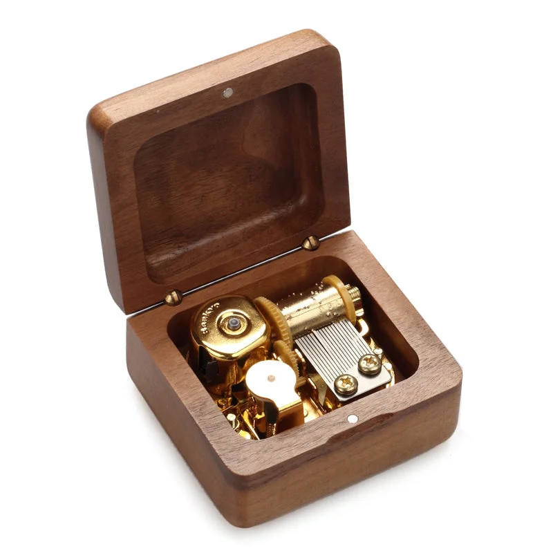 Premium 18-Note Chrono Cross Wooden Music Box (Tune: Radical Dreamers)