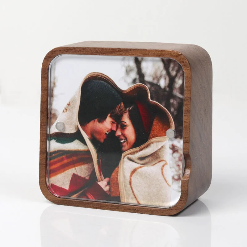 Premium Clannad Wooden Music Box with Photo Frame ( Tune: Dango Daikazoku)