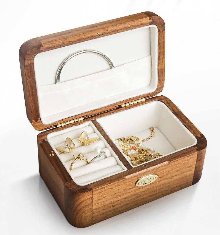 Premium One Piece Wooden Music Box with Jewelry Box (Tune: We Are! / One Day / Bink's Sake)