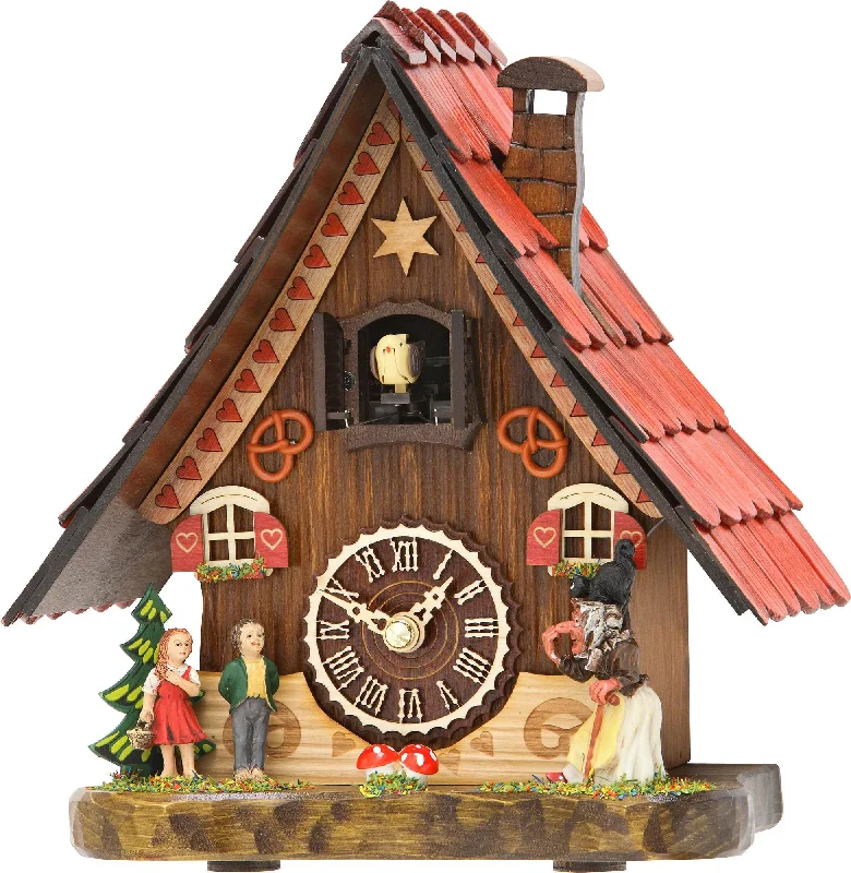 KU501QM - Quartz Musical Hansel & Gretel Themed Tabletop Cuckoo Clock