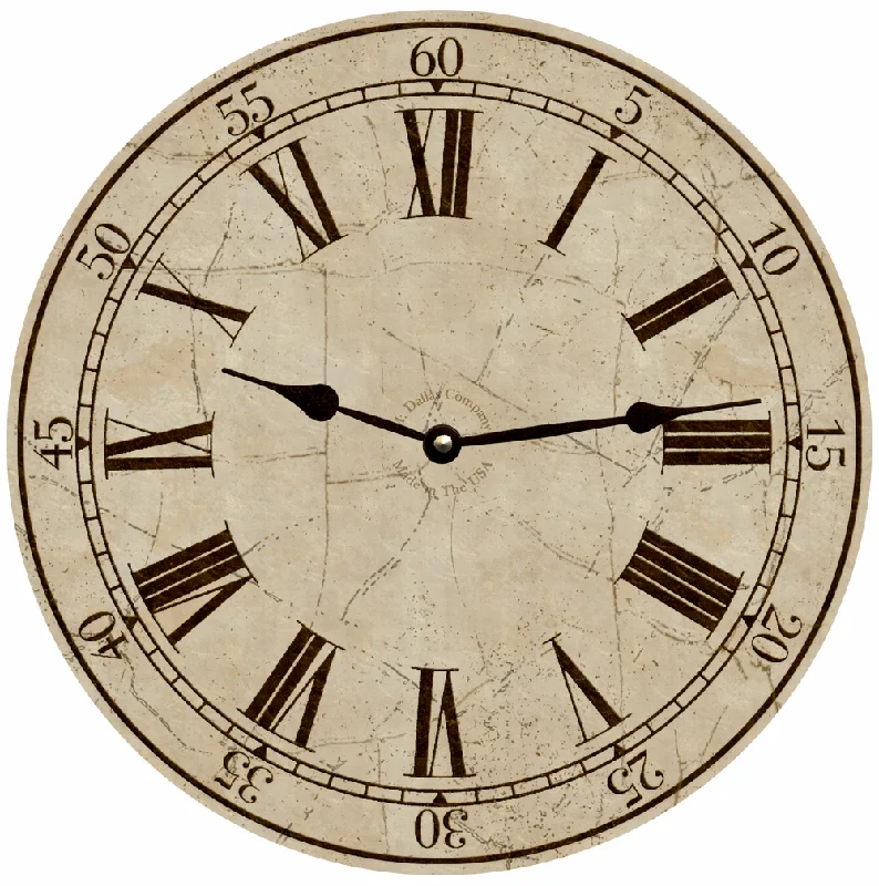 Wall Clock With Pendulum- Beige Clock