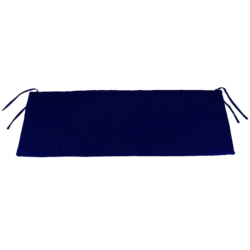 57" x 19" Outdoor Bench Cushion with Ties - 18.75'' L x 57'' W x 3'' H