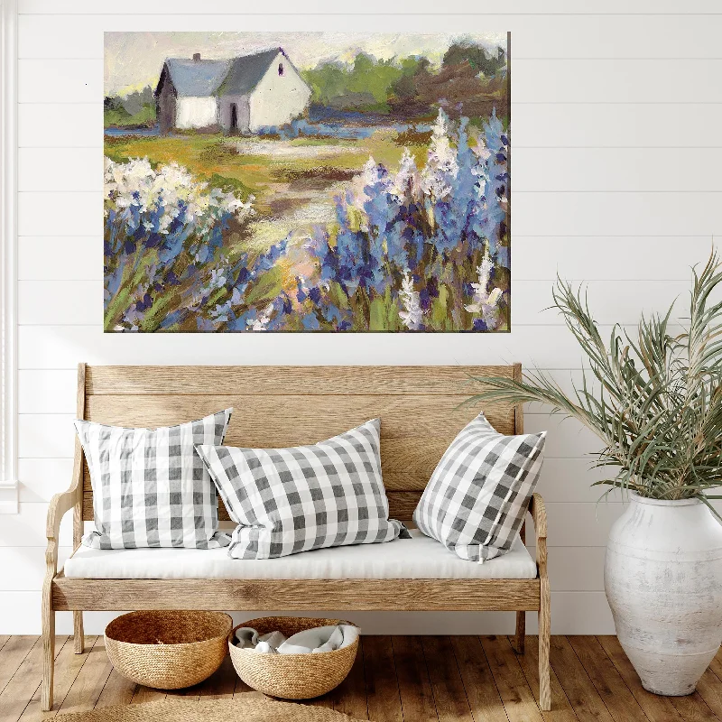 Meadow Blue Indoor/Outdoor Canvas Wall Art