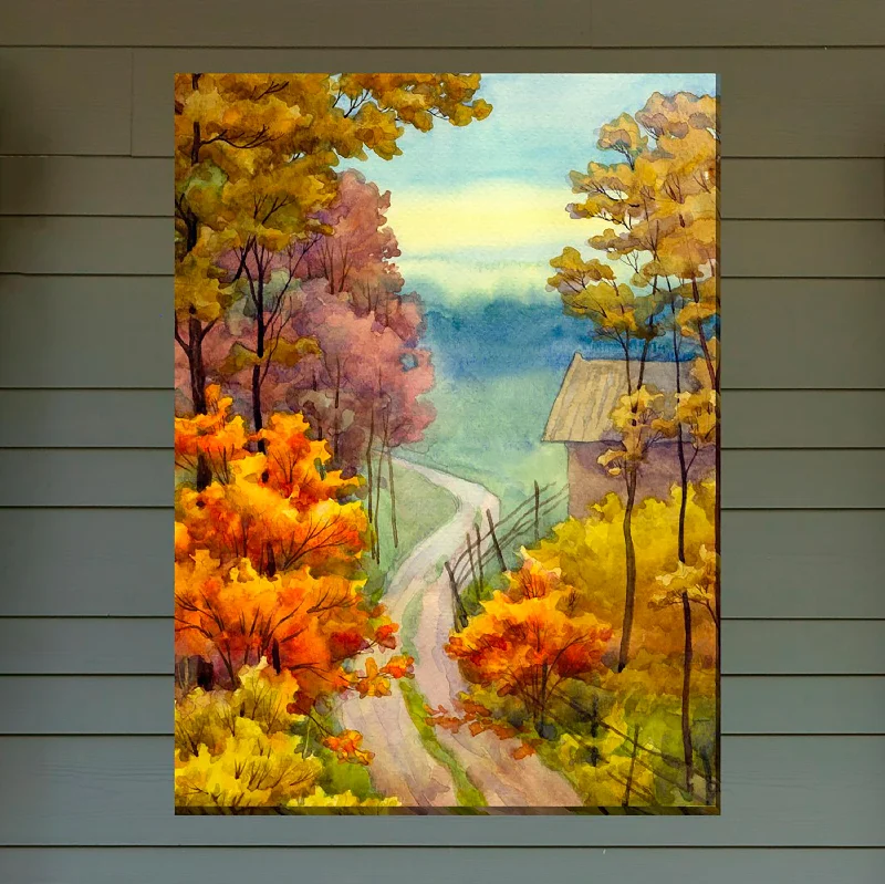 Rambling Road Indoor/Outdoor Canvas Wall Art