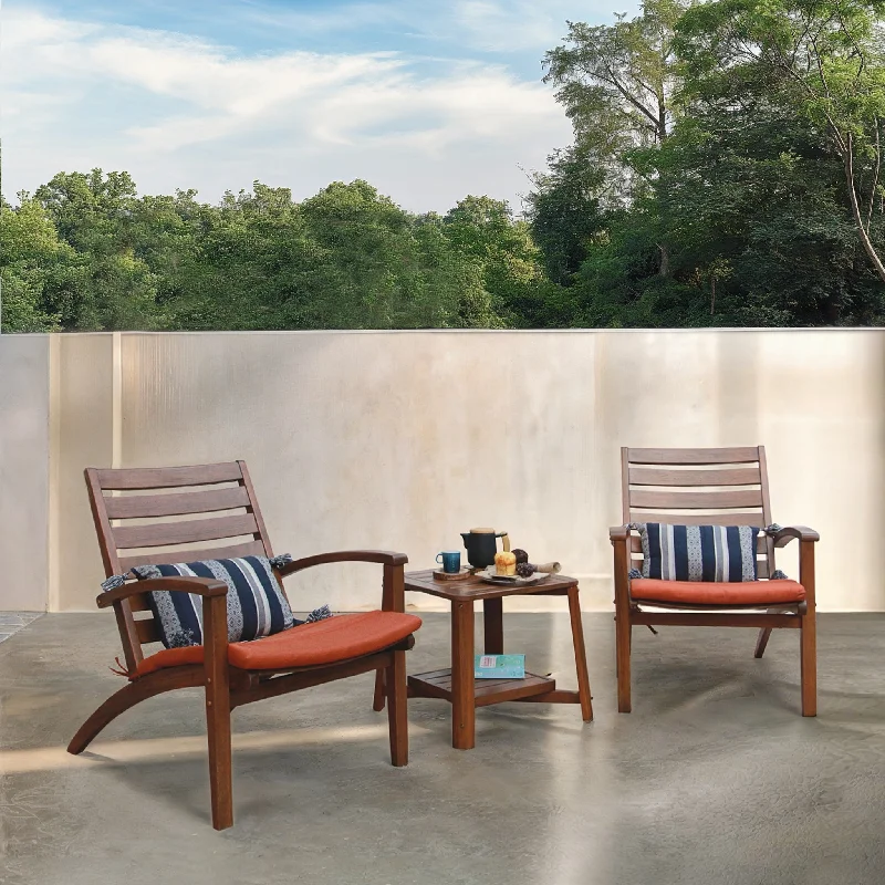 Cambridge Casual West Lake 3-piece Outdoor Chat Set with Cushion