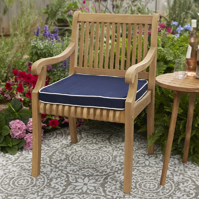 Kokomo Teak Dining Chair Cushion with Sunbrella Fabric