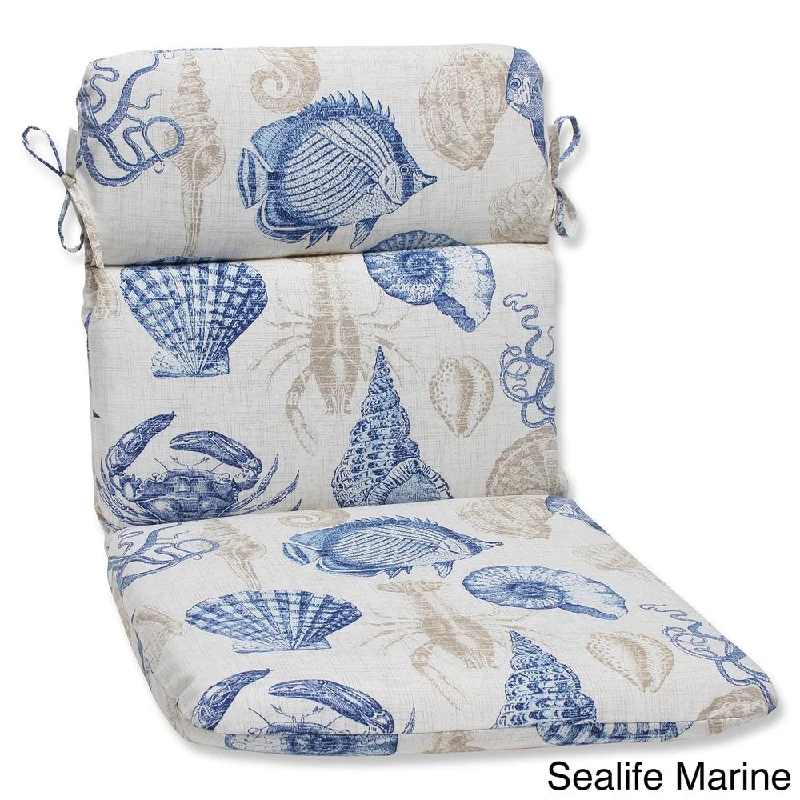 Pillow Perfect 'Sealife' Rounded Corners Outdoor Chair Cushion