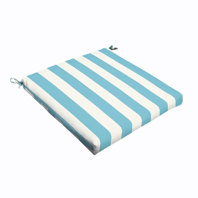 Sloane Aqua Stripe Indoor/ Outdoor Cushion