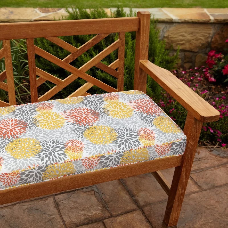 Tango Bloom 60-inch Outdoor Bench Cushion