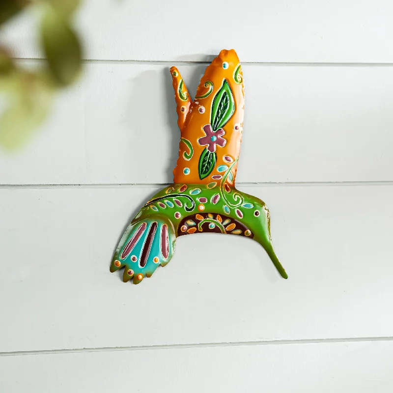 Indoor/Outdoor Talavera Hummingbird Wall Art